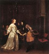 TERBORCH, Gerard The Dancing Couple rt china oil painting reproduction